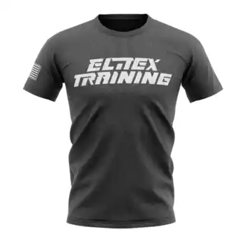 Decathlon Elitex training athlete basic 2.0 t-shirt zwart aanbieding