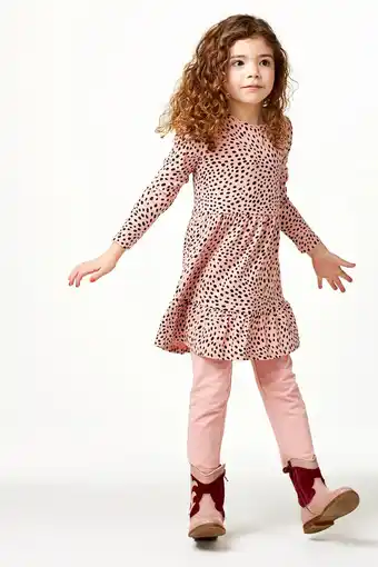 HEMA Hema kinderjurk rib roze (roze) aanbieding
