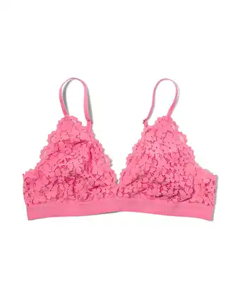 Hema bralette met kant roze (roze)
