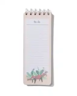 HEMA Hema todo lijst 21x8 rode panda aanbieding