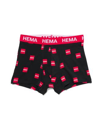 HEMA Hema heren boxershort kort katoen stretch hema donkerblauw (donkerblauw) aanbieding