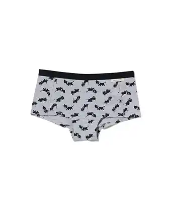 HEMA Hema takkie tiener boxershort stretch katoen grijsmelange (grijsmelange) aanbieding