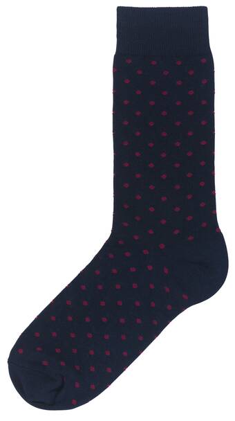 HEMA Hema herensokken met katoen - 2 paar blauw (blauw) aanbieding