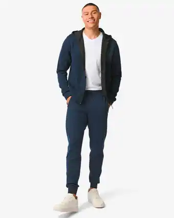 HEMA Hema heren sweatbroek blauw (blauw) aanbieding