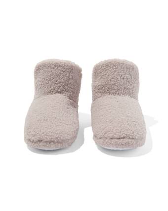 HEMA Hema dames sloffen hoog beige (beige) aanbieding