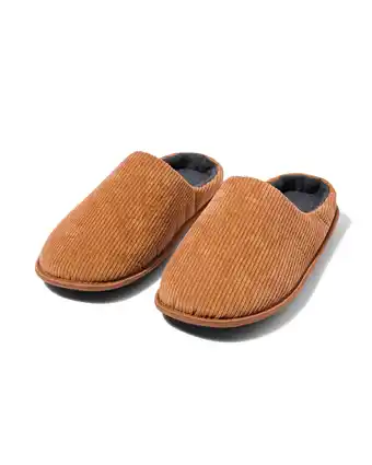 HEMA Hema heren sloffen rib bruin (bruin) aanbieding