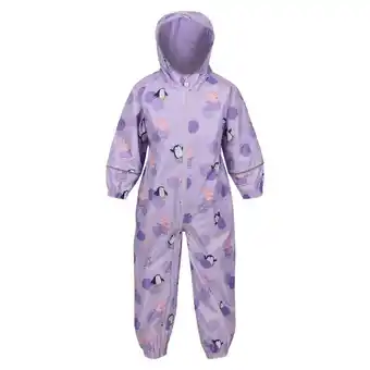 Decathlon Kinder/kinder pobble peppa pig puddle suit (pastel lila) aanbieding