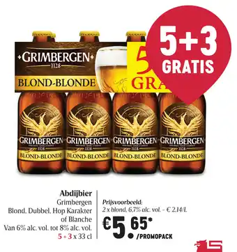 Delhaize Abdijbier Grimbergen aanbieding