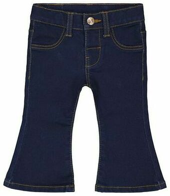 HEMA HEMA Babybroek Jog Denim Flared Blauw (blauw) aanbieding