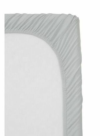 HEMA HEMA Hoeslaken Topmatras - Jersey Katoen Lichtgrijs (lichtgrijs) aanbieding