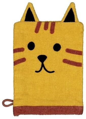 HEMA HEMA Washandje Velours Kat aanbieding