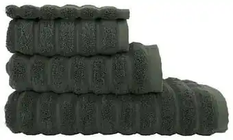 HEMA Handdoek 70x140 Hotel Extra Zwaar Structuur Groen