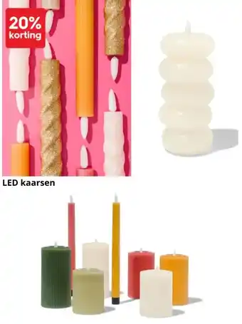 HEMA Led kaarsen aanbieding