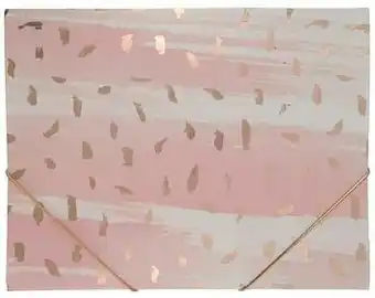 HEMA HEMA Elastomap 24.5x31 Roze aanbieding