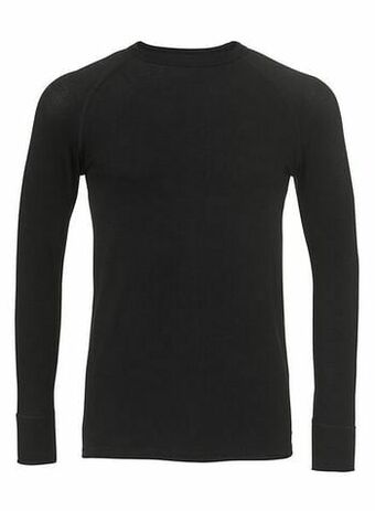 HEMA HEMA Heren Thermo T-shirt Zwart (zwart) aanbieding