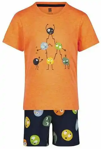 HEMA Kindershortama Smileys Oranje (oranje)