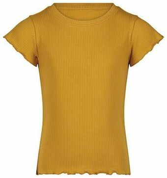 HEMA HEMA Kinder T-shirt Rib Geel (geel) aanbieding
