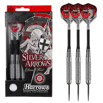 Decathlon Harrows dartpijlen silver arrows steeltip gewicht 24 aanbieding