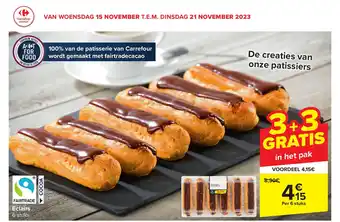 Carrefour Market Eclairs 6 stuks aanbieding