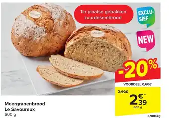 Meergranenbrood Le Savoureux 600 g