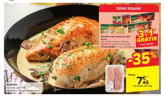 Carrefour Market Kipfilets in kistje van 1 kg aanbieding