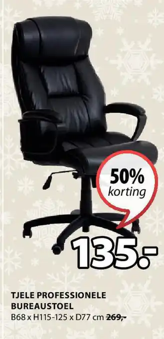 Jysk TJELE PROFESSIONELE BUREAUSTOEL aanbieding