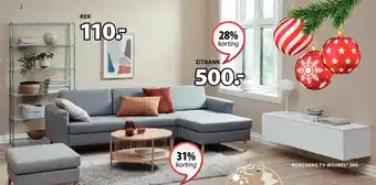 Jysk ZITBANK aanbieding