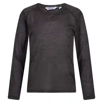 Decathlon Kinderen/kinderen burlow marl tshirt met lange mouwen (violet) aanbieding