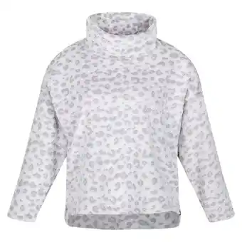 Decathlon Dames bekkah pluizige trui met reliëf (stormgrijs) aanbieding