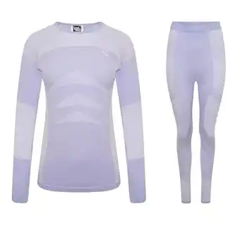 Decathlon Dames in the zone performance base layer set (wild viooltje) aanbieding