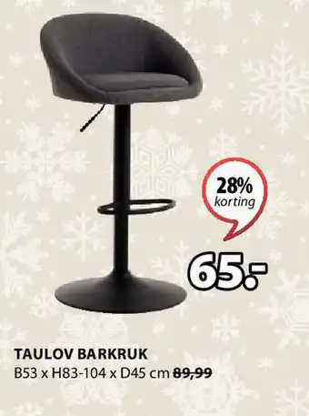 Jysk TAULOV BARKRUK aanbieding