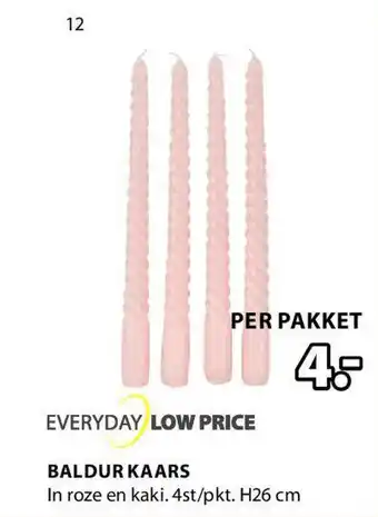 Jysk BALDUR KAARS aanbieding