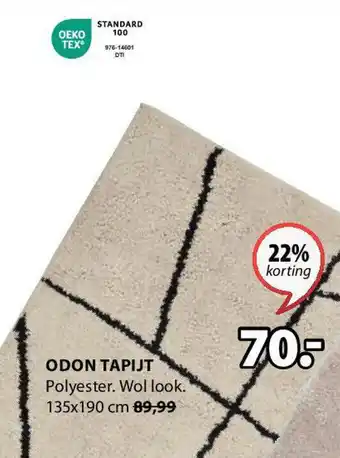 Jysk ODON TAPIJT aanbieding