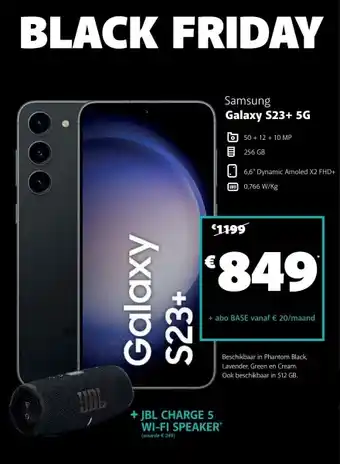 Base Samsung galaxy s23+ 5g aanbieding
