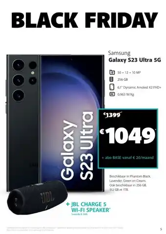 Base Samsung galaxy s23 ultra 5g aanbieding
