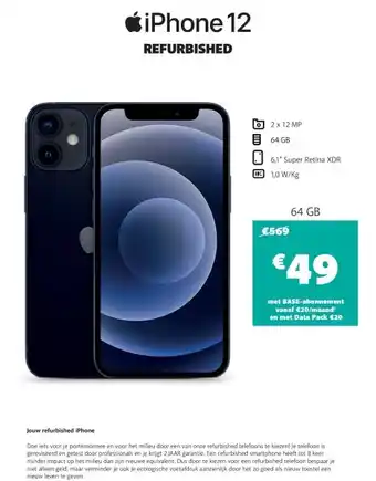 Base Iphone 12 aanbieding