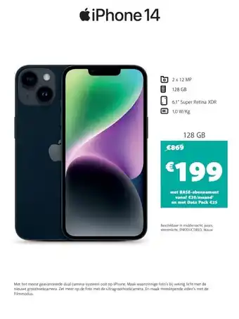 Base Iphone 14 aanbieding