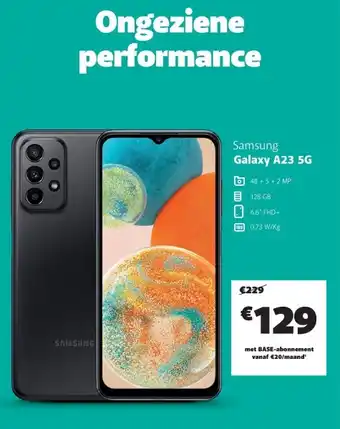 Base Samsung galaxy a23 5g aanbieding
