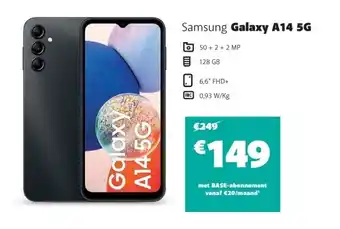 Base Samsung galaxy a14 5g aanbieding