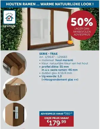Zelfbouwmarkt Serie - trae aanbieding