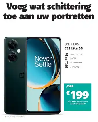 Base One plus ce3 lite 5g aanbieding
