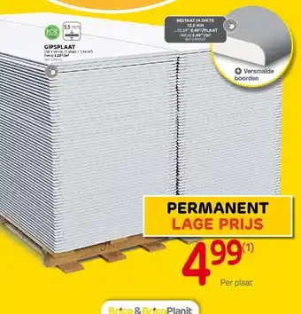 Brico Gipsplaat aanbieding