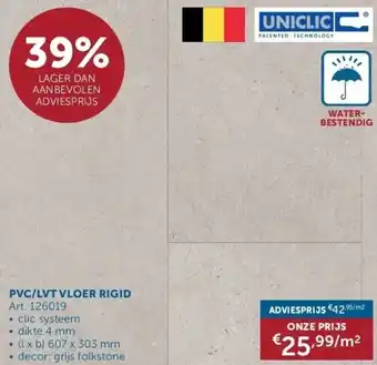Pvc/lvt vloer rigid