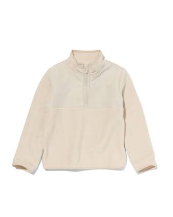 HEMA Hema kindertrui fleece beige (beige) aanbieding