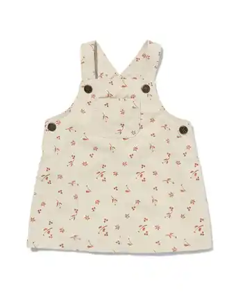 HEMA Hema baby overgooier denim ecru (ecru) aanbieding