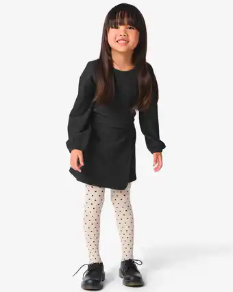 HEMA Hema kinderjumpsuit met glitters zwart (zwart) aanbieding