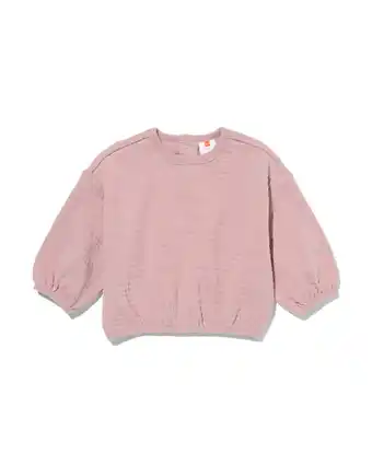 HEMA Hema baby sweater mauve (mauve) aanbieding