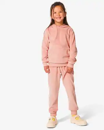 Hema kinder broek velours perzik (perzik)