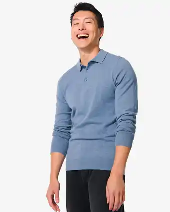 Hema heren trui blauw (blauw)