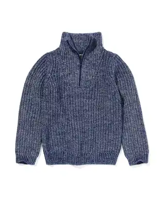 HEMA Hema kinder trui gebreid blauw (blauw) aanbieding